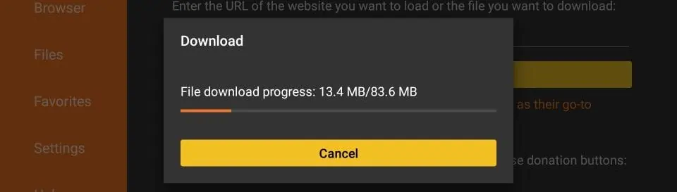 Downloading Prima IPTV app on FireStick